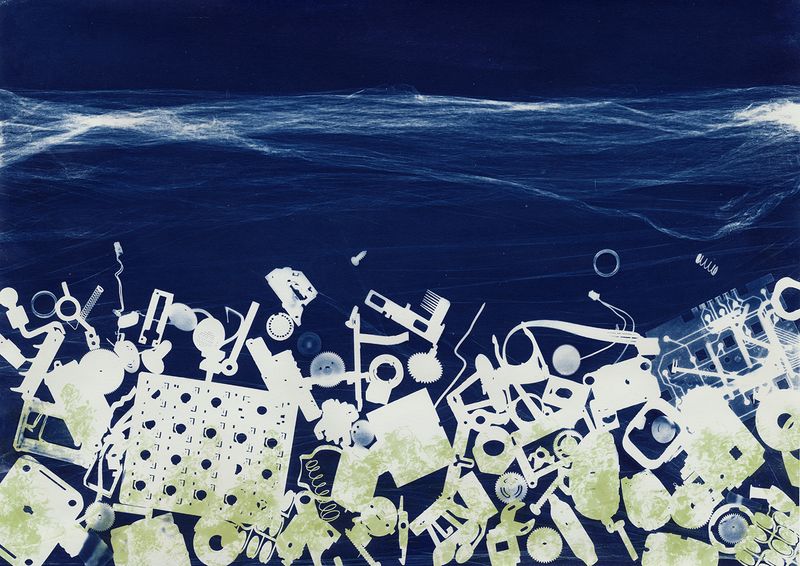 © Miltiadis Igglezos - Image from the Cyanotypes of a trashworld photography project