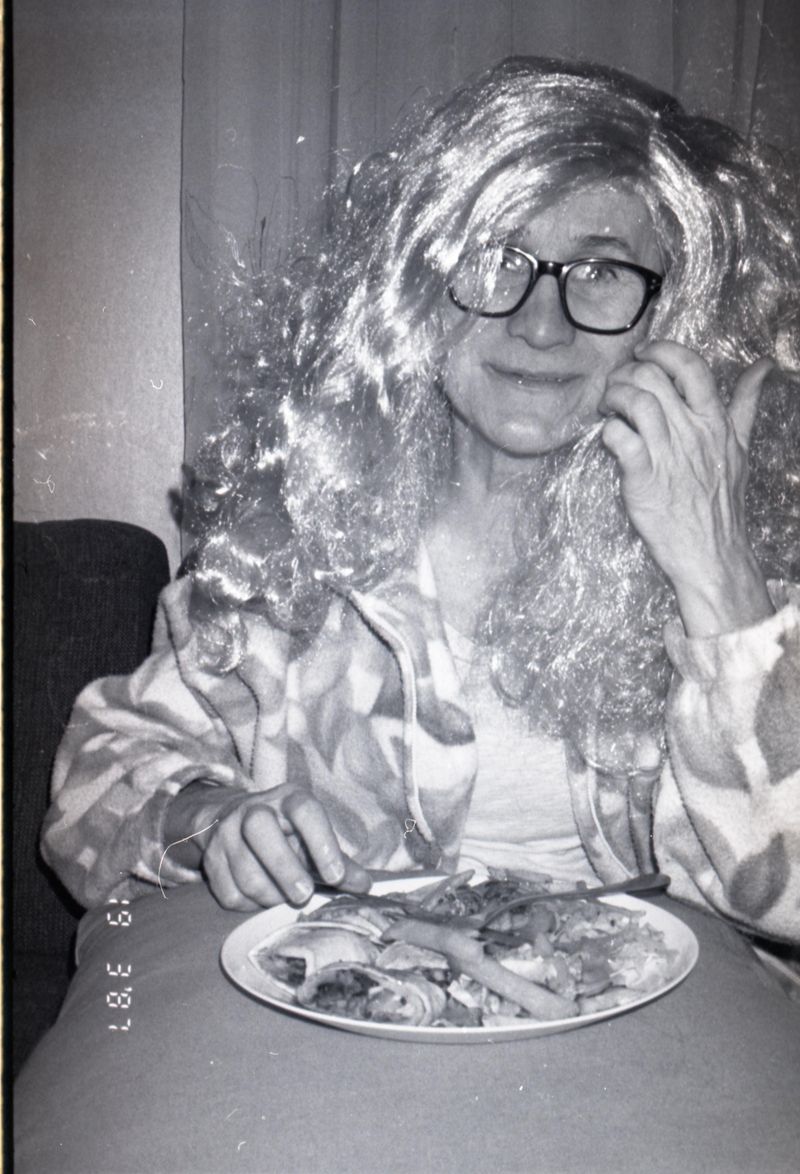 © Camilla Pavlikova - My mother, a little drunk after visiting her slovakian bus-friends.