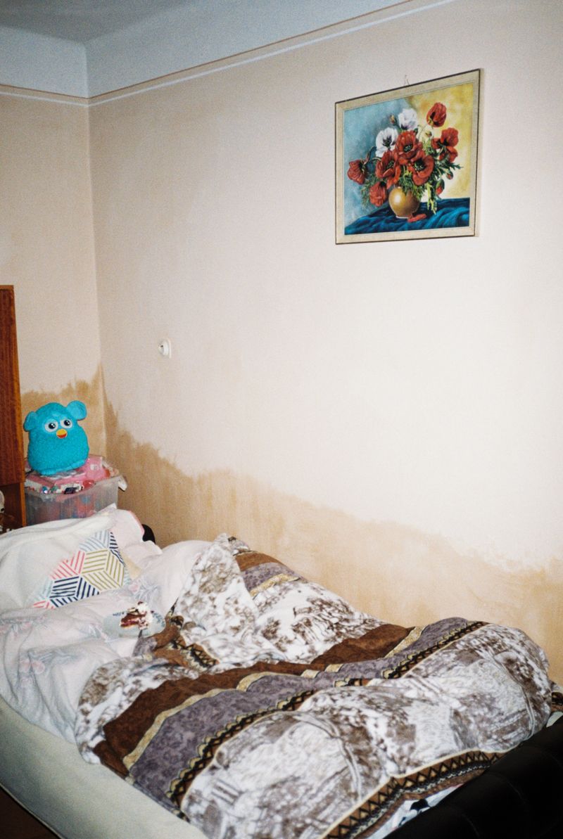 © Camilla Pavlikova - My bed in Slovakia, with a bought cake on it