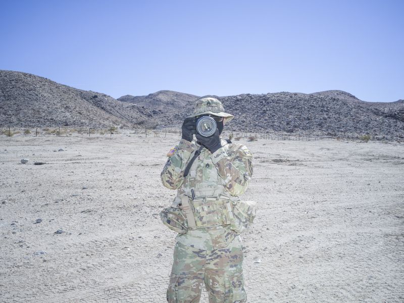© Orejarena & Stein - Army Photogrrapher Fort Irwin, 2022 .Print: FAPPaper: Hahnemühle Fine Art Pearl on AludibondSize: 105 × 140 cmFramed