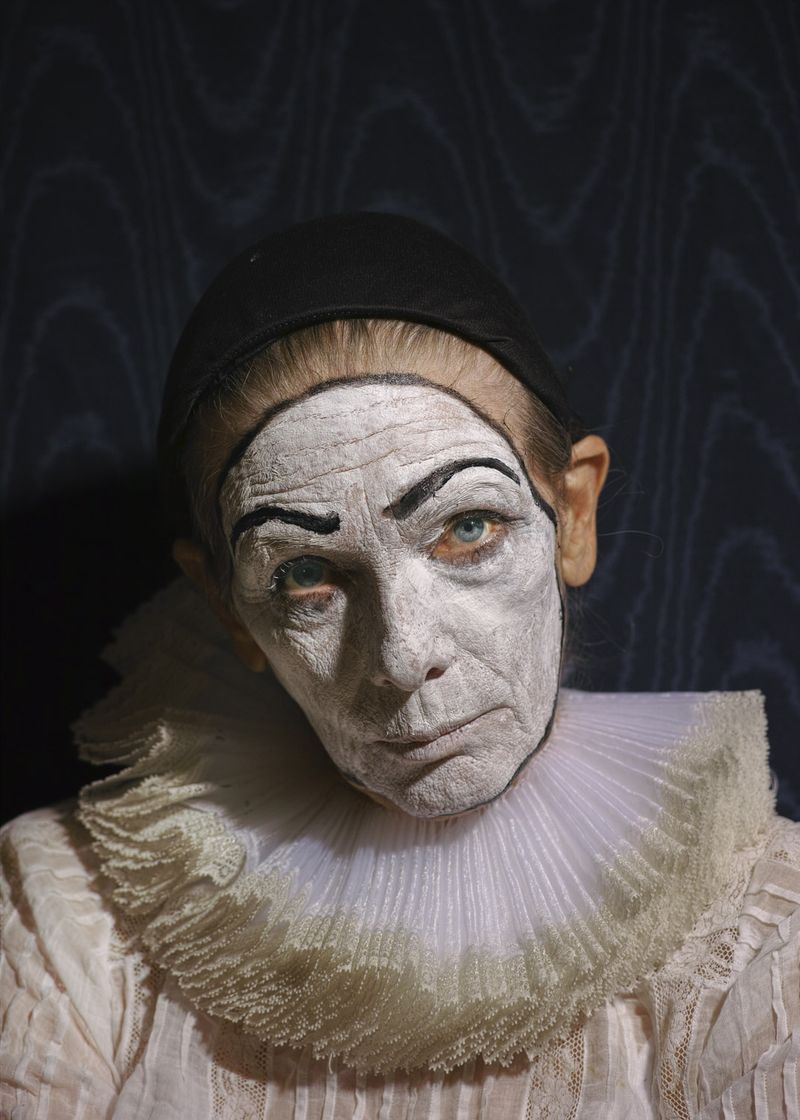 © Elizabeth Hibbard - Mom as Pierrot