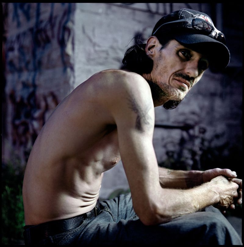 © Tony Fouhse - From the series: USER, Portraits of Crack Addicts.