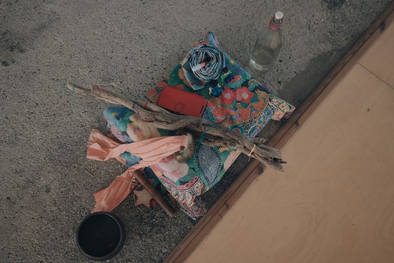 © Kseniia Apresian - Technology meets the stick of truth in Gaia Terra