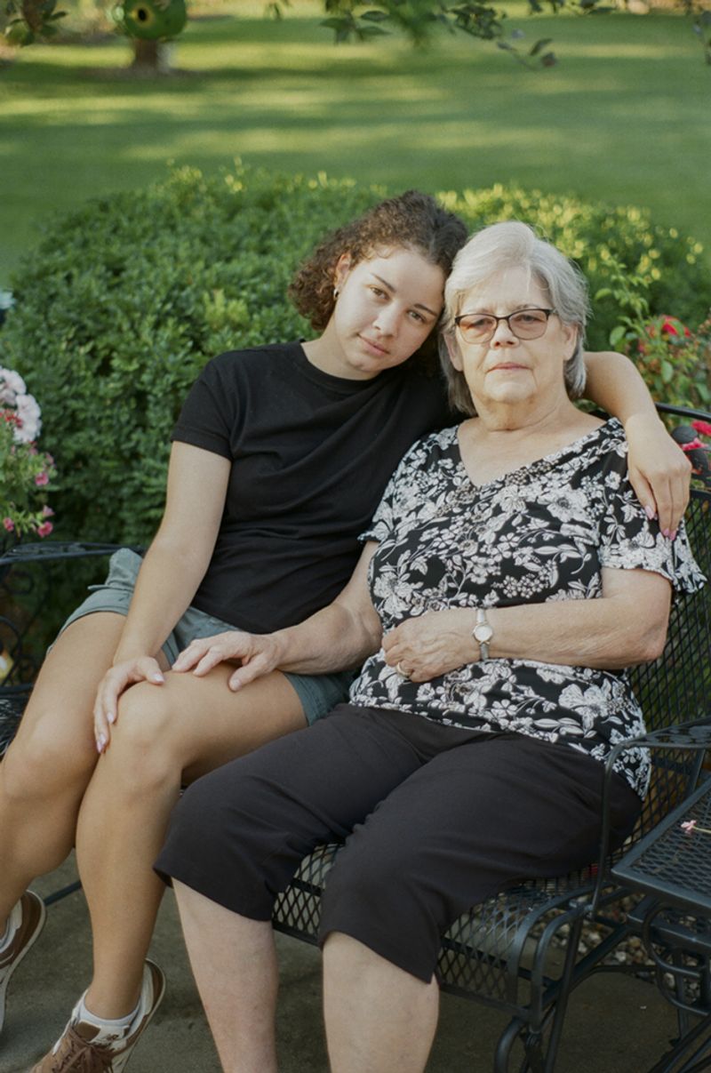 © Macayli Hausmann - Jessie and Her Grandmother in Her Grandmother's Garden, 2024.