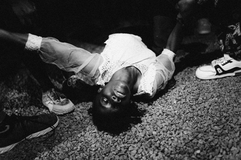 © Jeff Tidwell - A woman receives prayer for deliverance during the nightly meetings