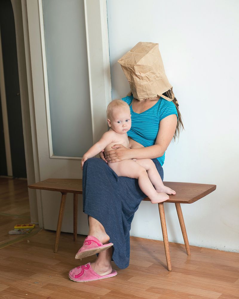 © Alena Zhandarova - Image from the Hidden Motherhood photography project