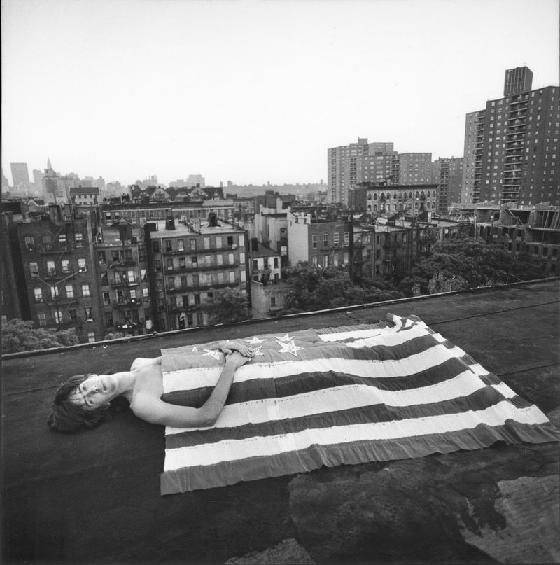 Bruce At Dawn, Paper Flower Maker, East Village, NewYork, 1970