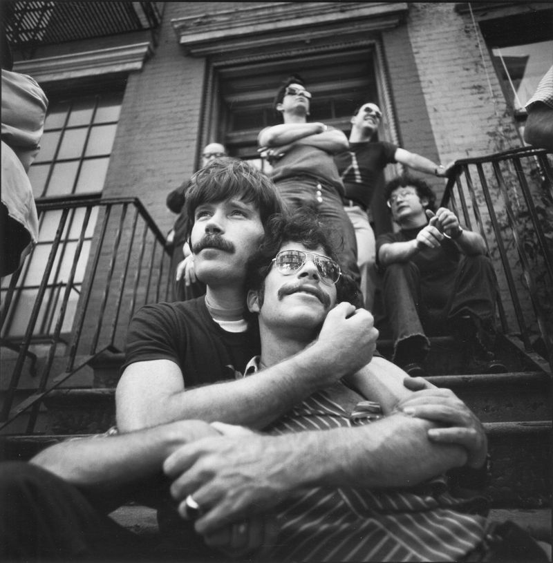 Gay Activists At First Gay Pride Parade, Christopher Street, New York, 1970