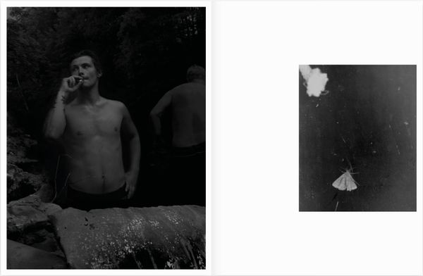 © Raymond Meeks, spread from the book Halfstory Halflife, published by Chose Commune