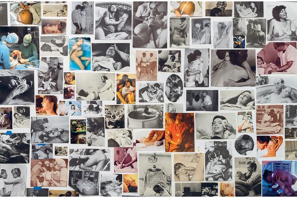 © Carmen Winant, spread from the book My Birth