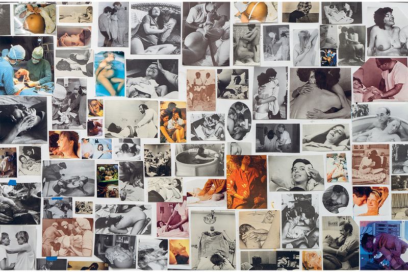 © Carmen Winant, spread from the book My Birth