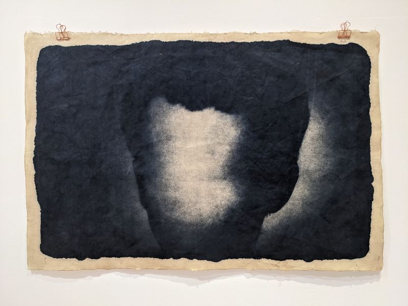 © Tomasz Laczny - Large format cyanotape (tonned in coffe) printed on handmade japanese kozo paper 96x69cm