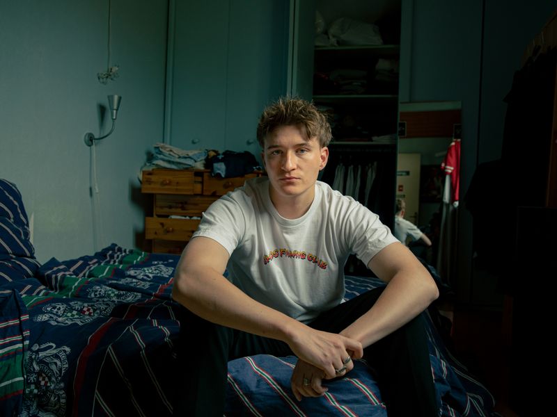 © William Keo - FRANCE. 2024. Aulnay-sous-bois. Portrait of Alexandre Belorgey, a French-Russian resident of Seine-Saint-Denis.
