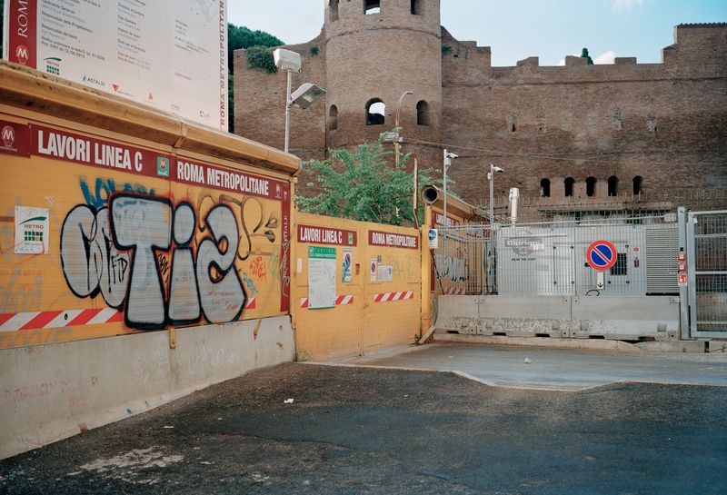 © Marco Waldis - The construction yard for the never ready third metro line of Rome.