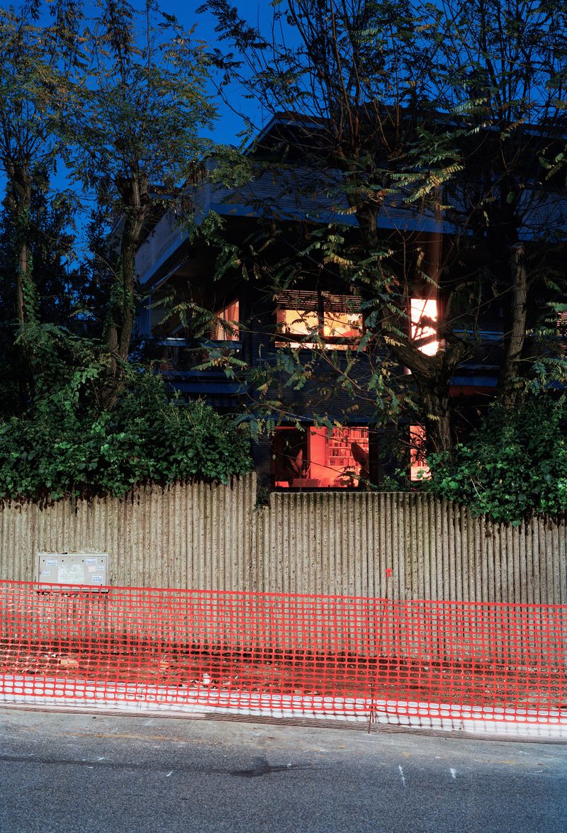 © Marco Waldis - A house inside a walled private complex.