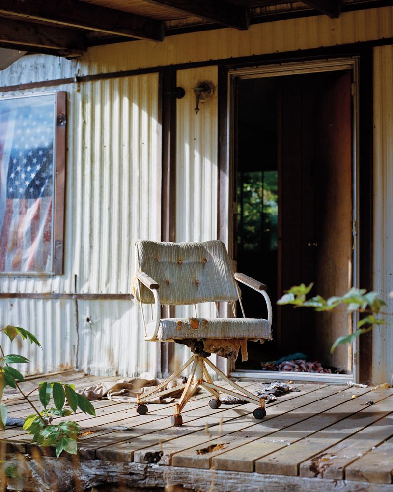 © Marco Waldis - An abandoned porch on the outskirts of Forks.