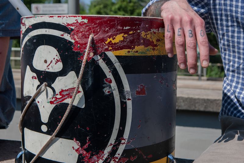 © Sara Esposito - The Ultras' drum, during a home away match.