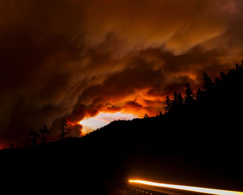 © Andrew - Hellgate Canyon, Rum Creek Fire, Merlin, OR, 2022
