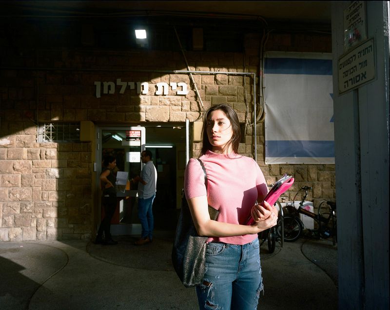 © Iris Hassid Segal - Saja, Israeli Flag, Bet Milman Dormitories, Ramat Aviv, 2017