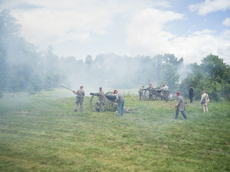 © Andrea Orejarena - Orejarena & Stein. Confederates at Gettysburg Reenactment. 2021.