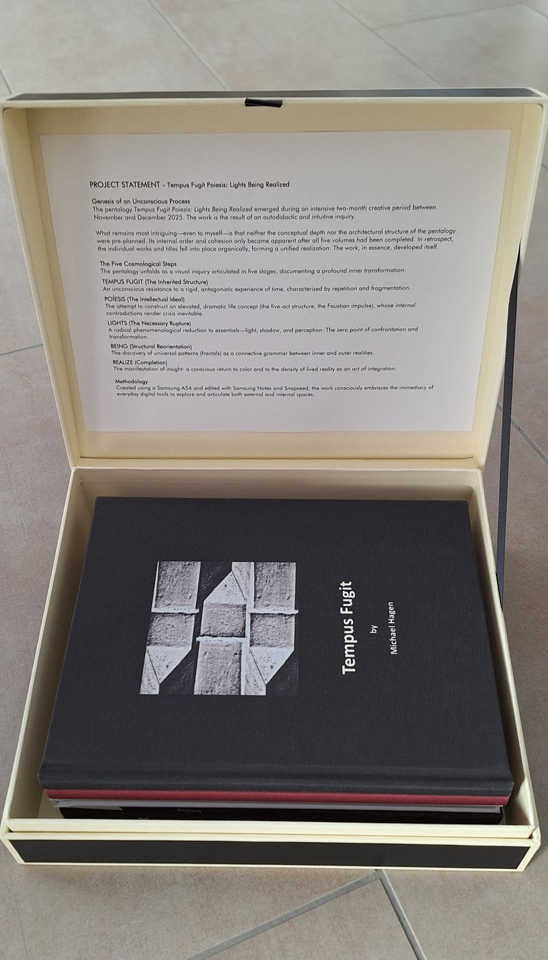 © Michael Hagen - Tempus Fugit Poiesis: Lights Being Realized - in a Box