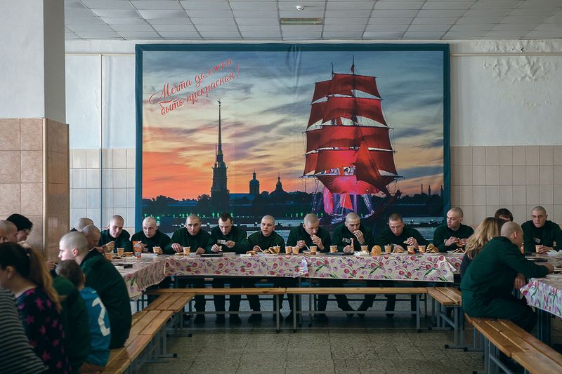 © Tatiana Bondareva - Lunch in the prison during of the parent's Day. Prisoners are fed five times a day.
