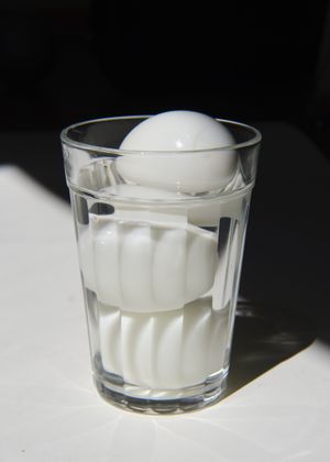 It is the aura of my fingers that sees the egg