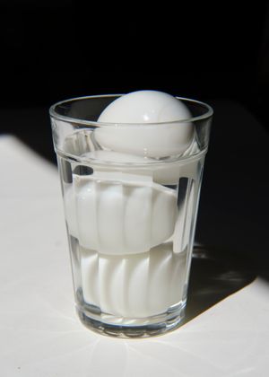 It is the aura of my fingers that sees the egg