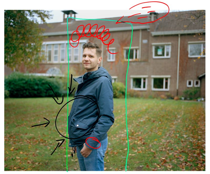 © Mafalda Rakoš - Brian in front of his former treatment center, 2018.