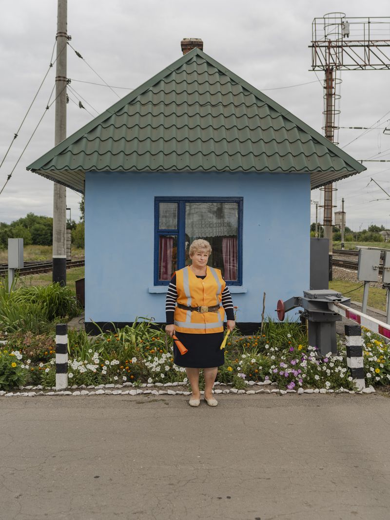 © Sasha Maslov - Gunbina Valentina Mykolaivna 83 km crossing, Kolomak Station Southern Railways