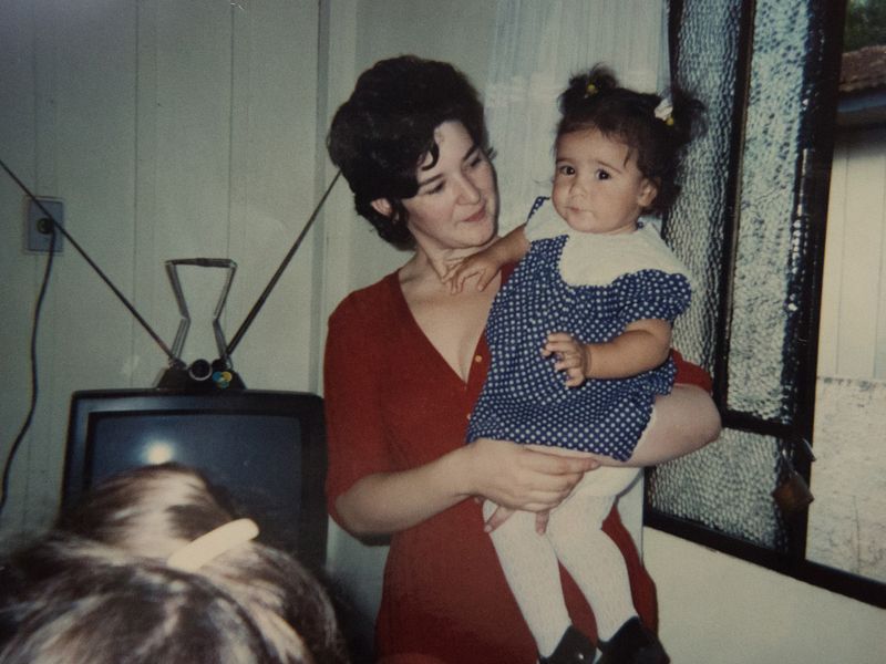 © Isabella Lanave - Curitiba, Brazil. 1996. My mother and I in my grandmother house. We lived with my grandmother until I was five.