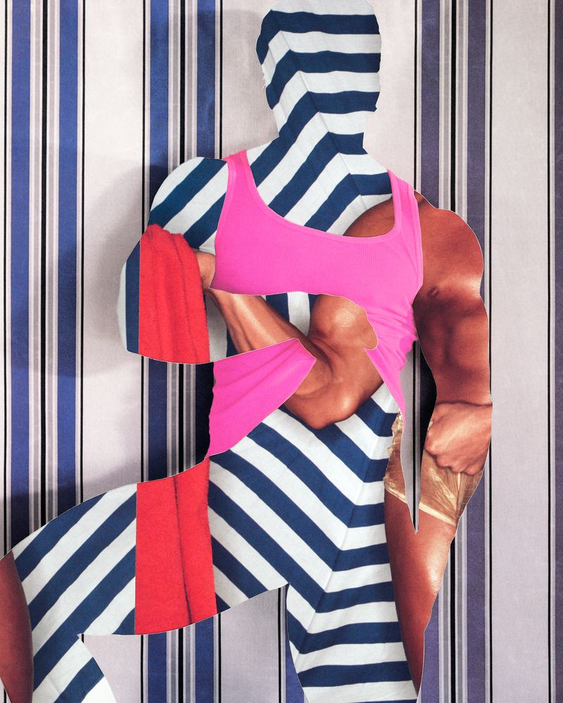 © Michael Young - Stripes, a Tank, and a Towel, June (2021)