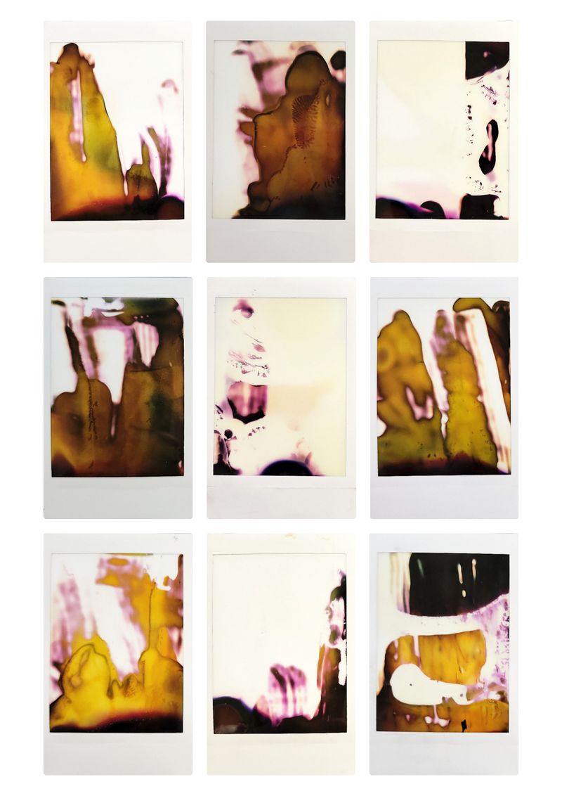 © Yuliana Paranko - exposed instax mini, with a pushed ink out