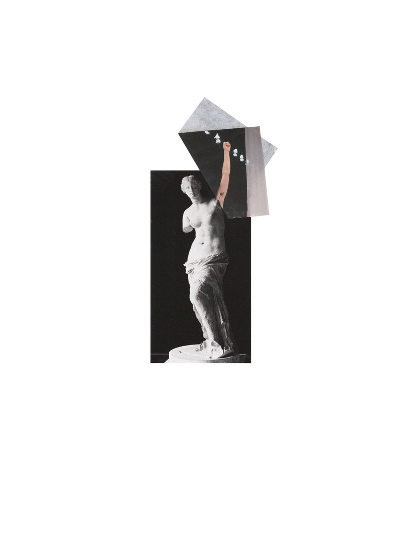 © Ira Lombardia - Impudens Venus XI Collage Photographic print on kozo and bamboo paper, 76 x 61 cm 2020