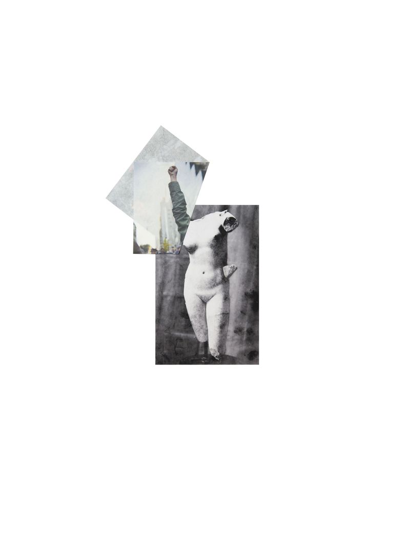 © Ira Lombardia - ImpudensVenus II Collage Photographic print on kozo and bamboo paper, 76 x 61 cm 2018