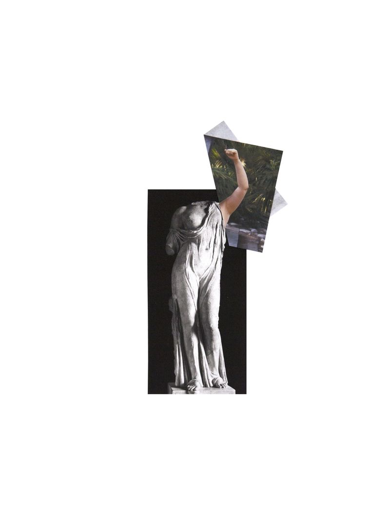 © Ira Lombardia - Impudens Venus VIII Collage Photographic print on kozo and bamboo paper, 76 x 61 cm 2018