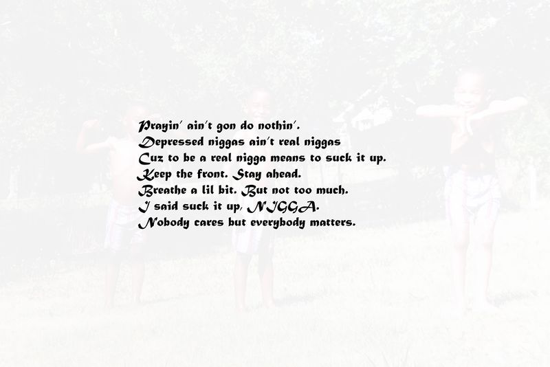 © André Ramos-Woodard - Image from the a mediocre-ass nigga photography project