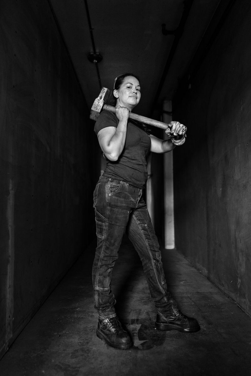 © Katerina Christina - Celeste, blacksmith. [Oakland, CA]