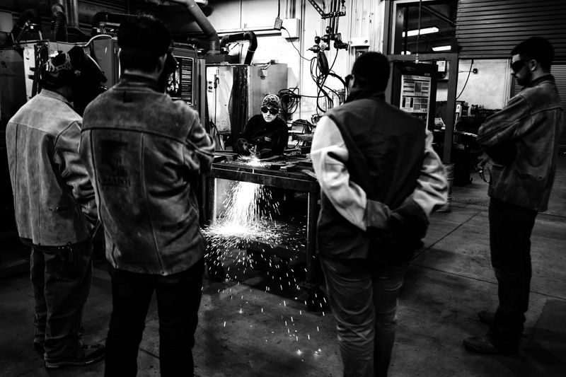 © Katerina Christina - From fine-art sculptor to welder, Liisa has finally found her passion in teaching.