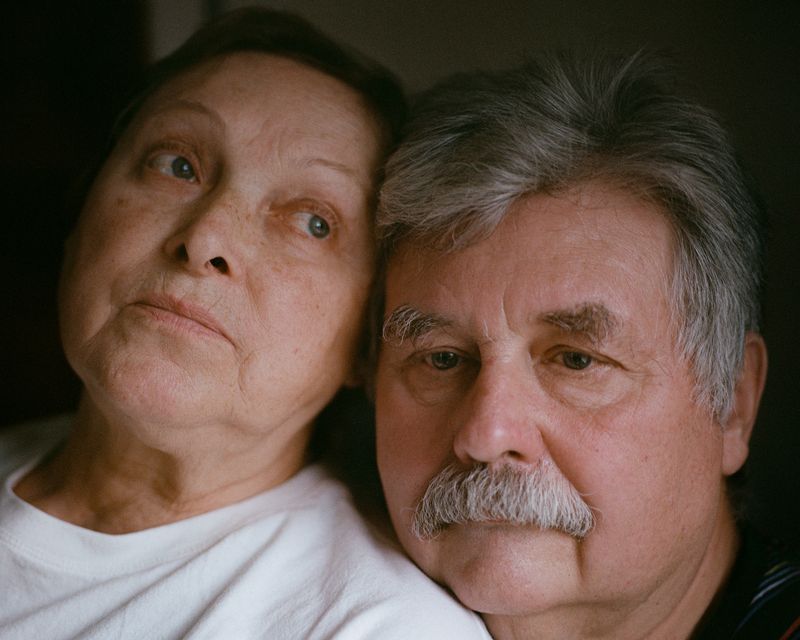 © Anya Tsaruk - My grandparents, Maria and Andrii, in their kitchen.