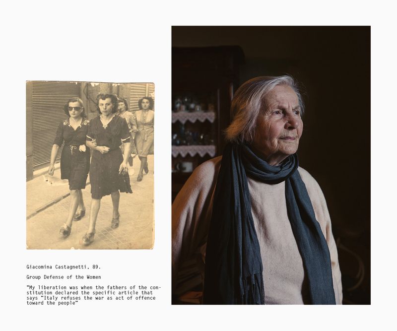 © Antonio Sansica - Image from the Partisans: There was no time for fear photography project