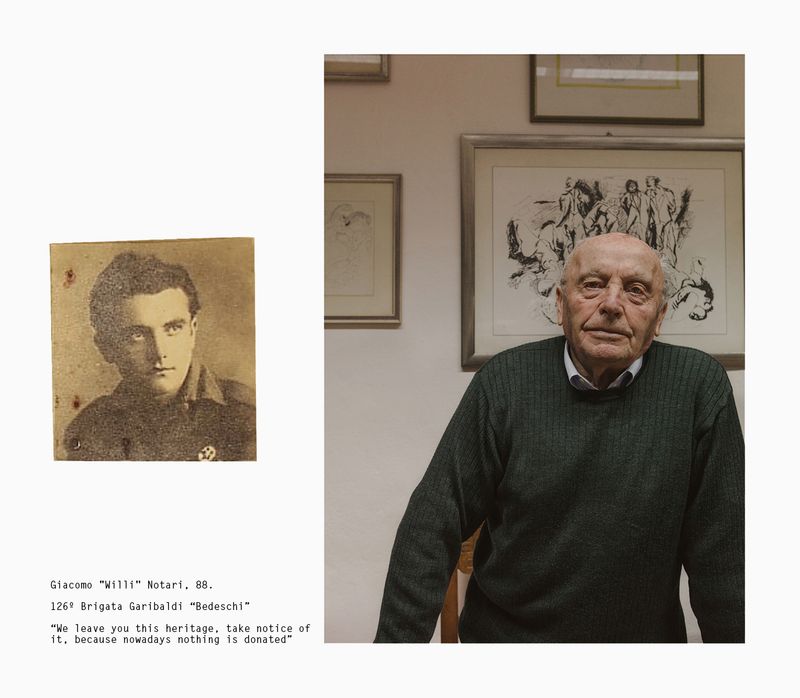 © Antonio Sansica - Image from the Partisans: There was no time for fear photography project