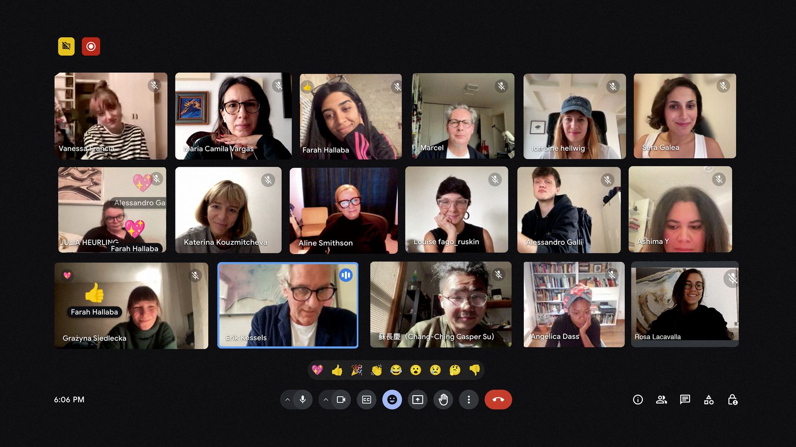 Participants from CURAE 2024/25 during a Group Session with head professor Erik Kessels