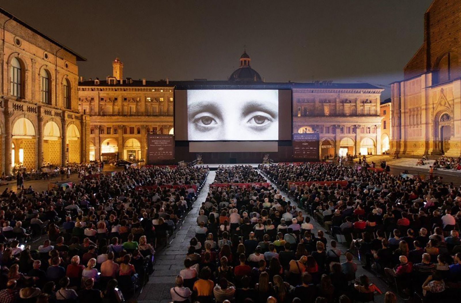 Open Air Cinema at Piazza Maggiore © Courtesy Cineteca di Bologna