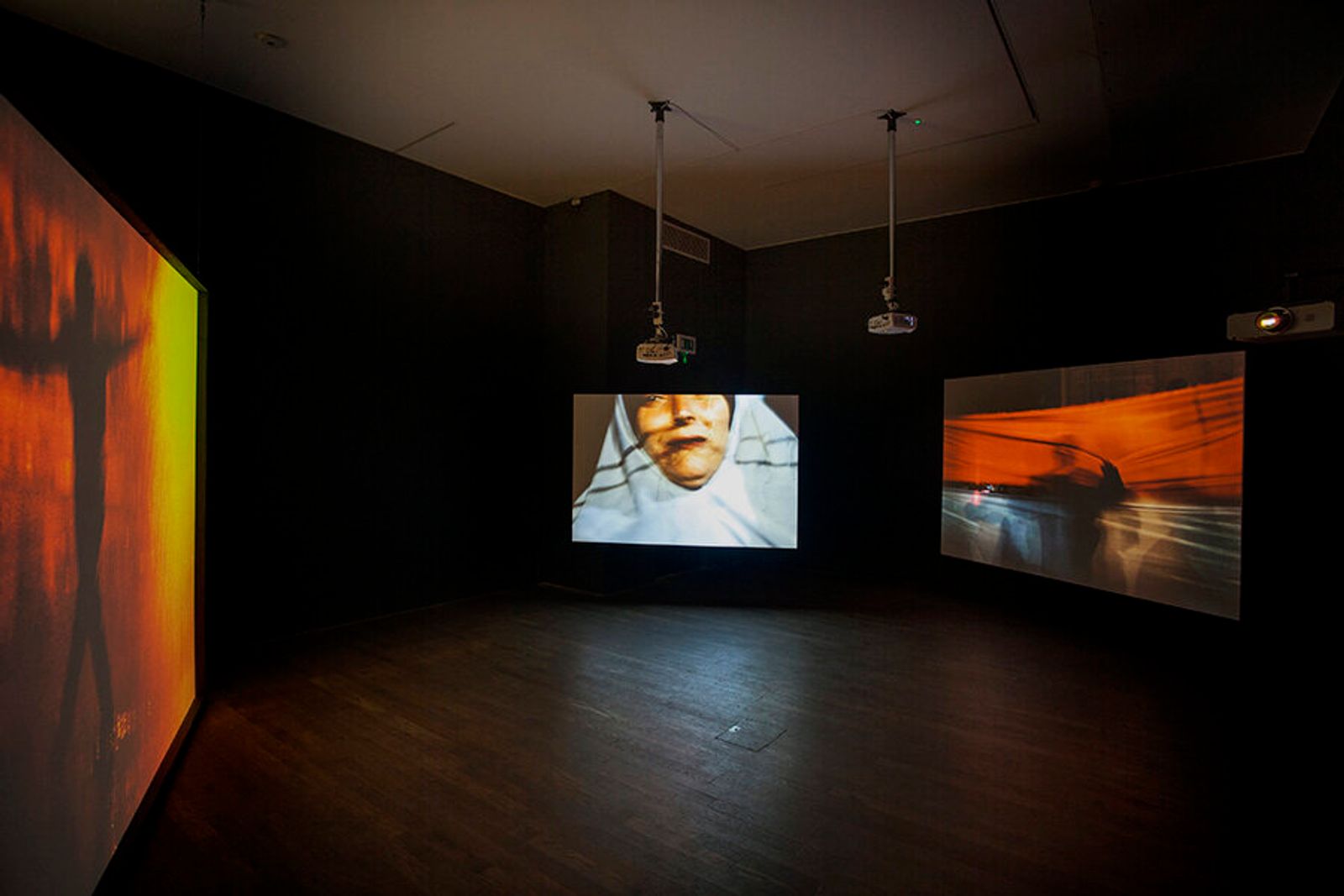 © Laura El-Tantawy, multi-channels video installation at The Photographers' Gallery for the Deutsche Börse Prize.
