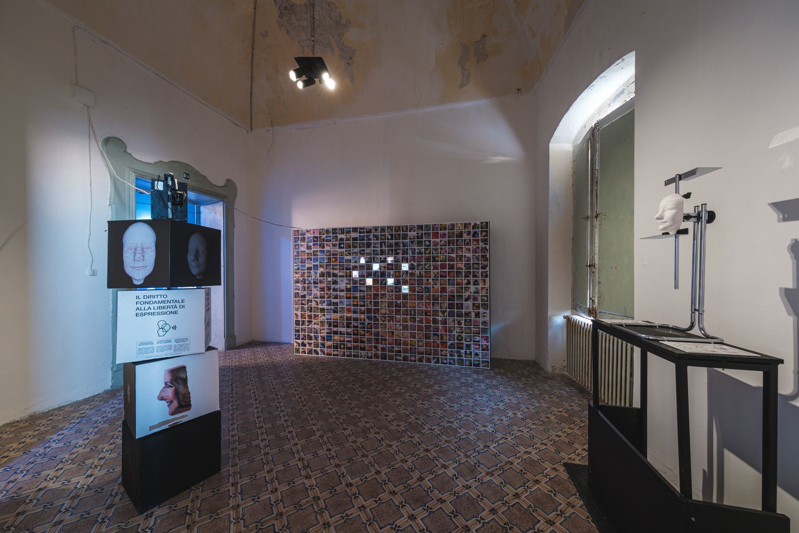 Installation view of Marcel Top's exhibition Sara Hodges at PhEST 2022 © Pippo Lacitignola
