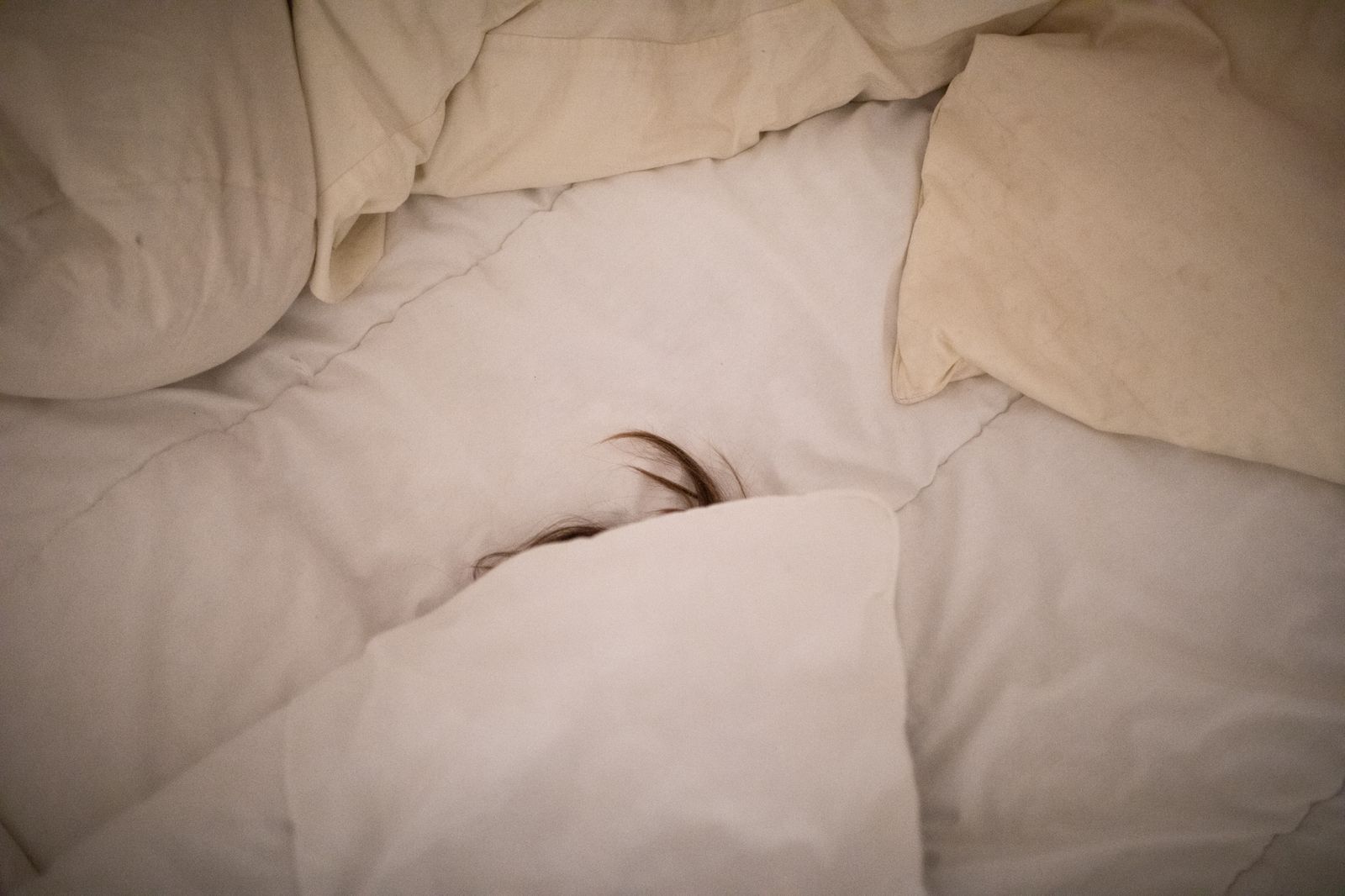 © Sofia Aldinio - Alfonso Boyd, hiding under the covers.