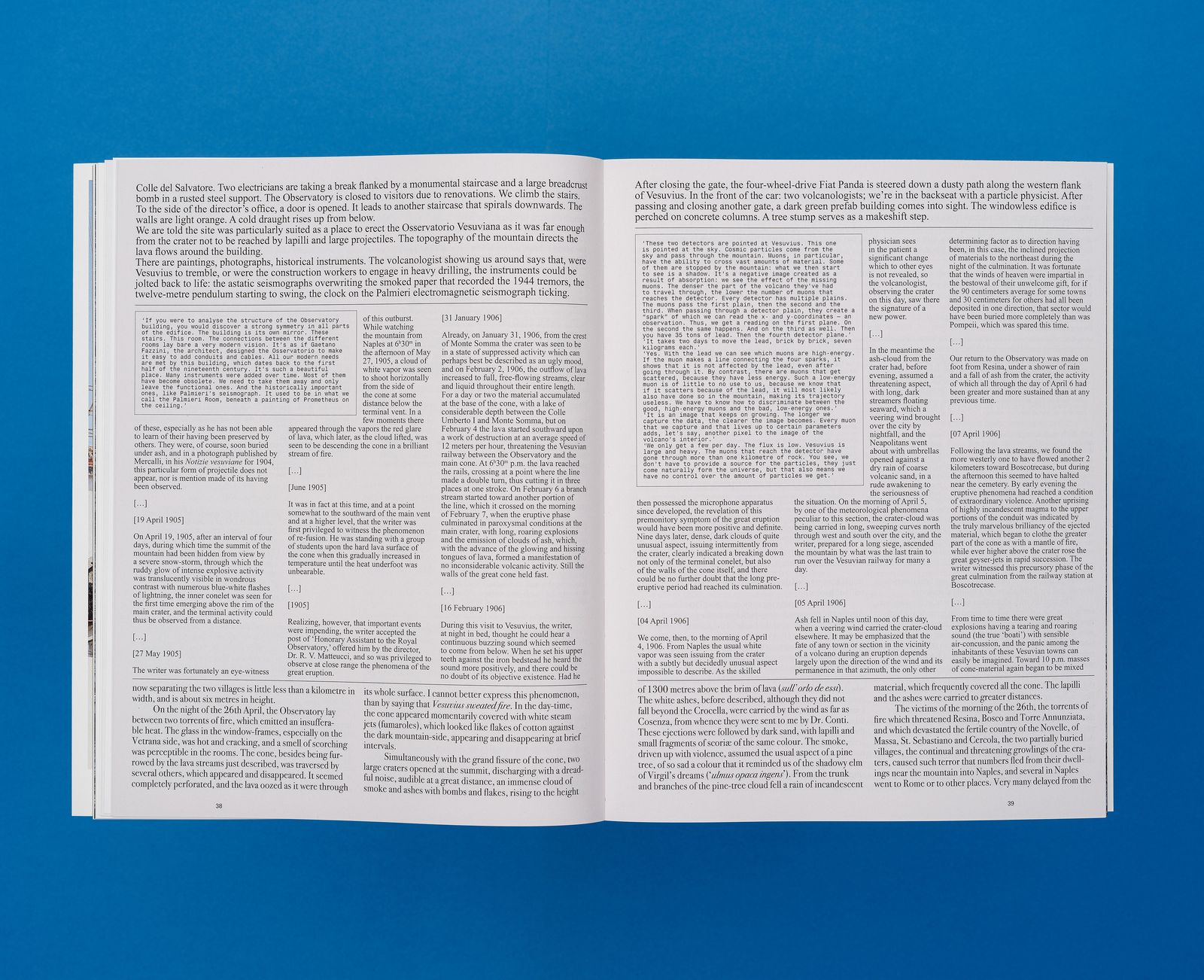 © De Cleene De Cleene - Amidst the fire, I am not burnt – Surface Reading (Roma Publications, 2024)
