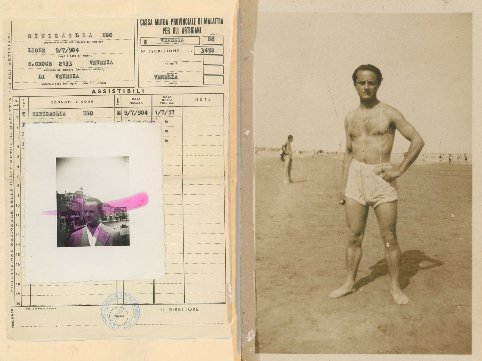 © BARBARA ZANON - my grandfather Ugo born in Lyon ( france) in 1901