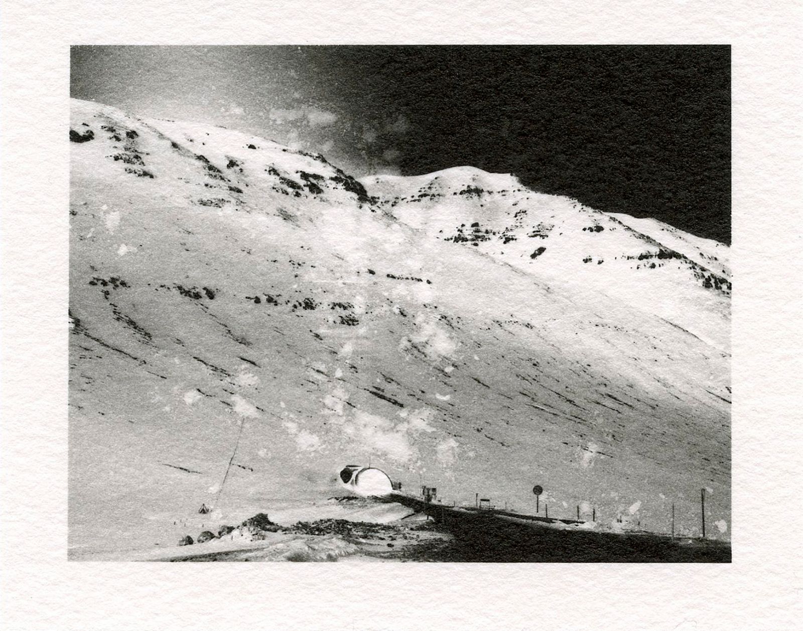 © Deanna Pizzitelli - Tunnel, Iceland, 2018, Toned Silver Gelatin Print © Deanna Pizzitelli / Courtesy of Stephen Bulger Gallery